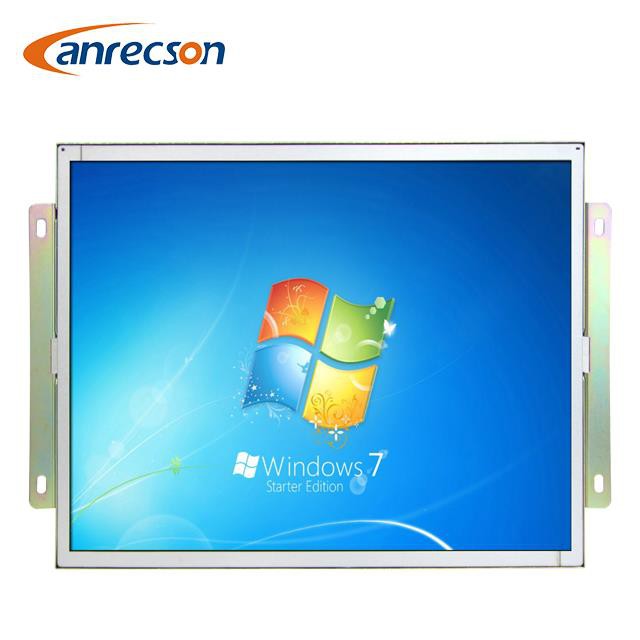 15.6inch Open Frame VGA TFT Stand Kiosk LCD Digital Touch Screen Monitor for Bus